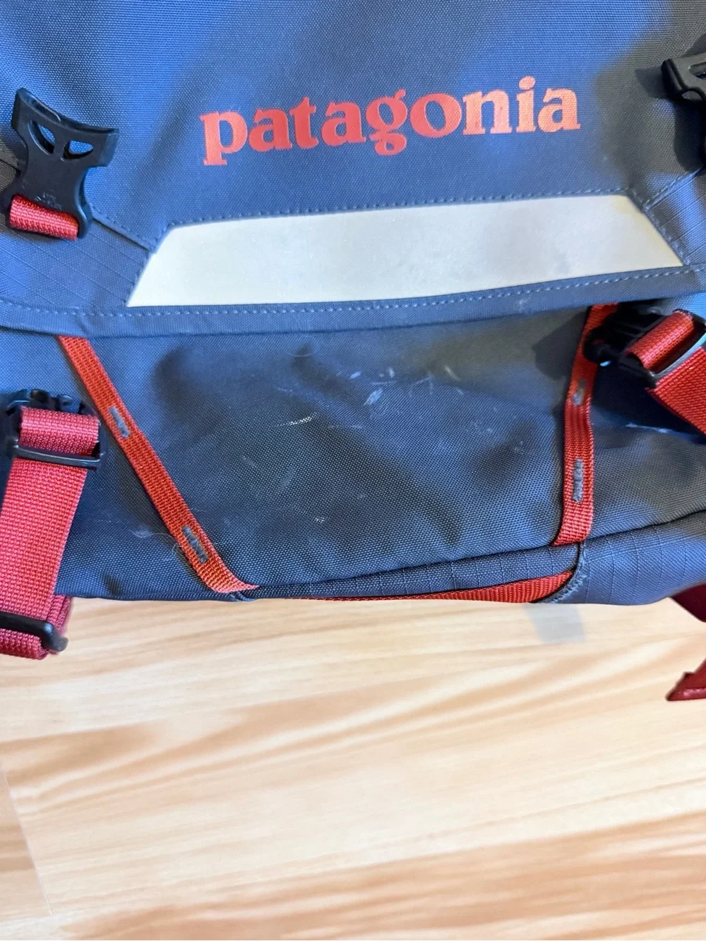 Patagonia Blue and Red Messenger Bag - Patagonia